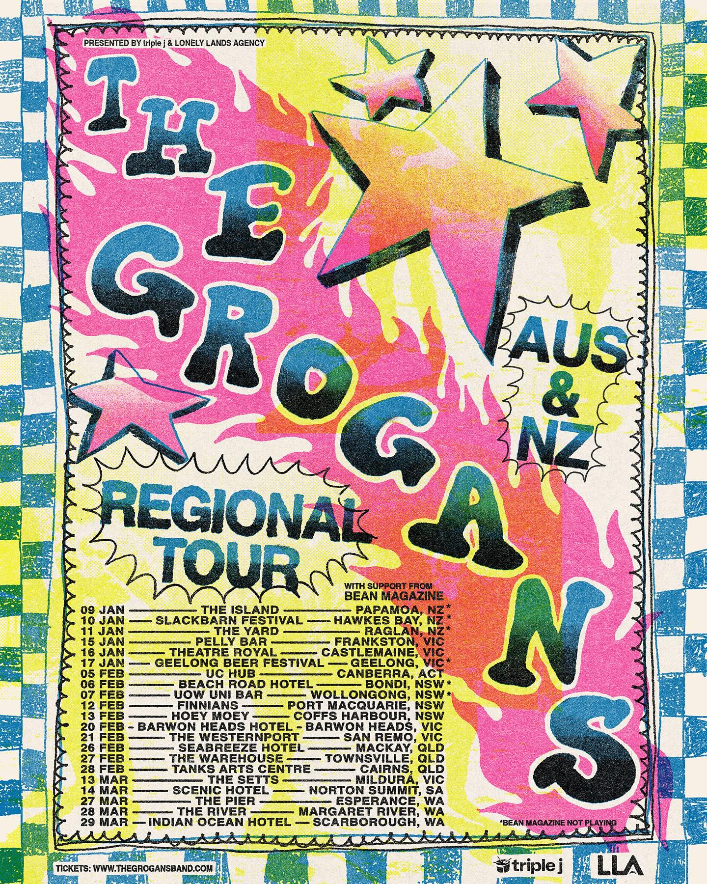 The Grogans Tour Poster 2026